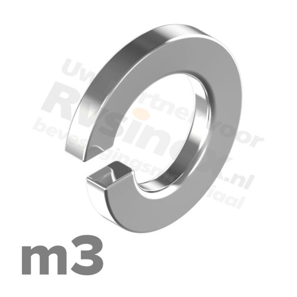 Veerring m3 DIN 127B A1