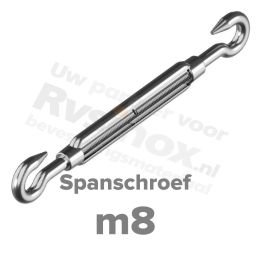 Rvs spanschroef M8 - Art. 8246B A4 | Rvsinox.nl
