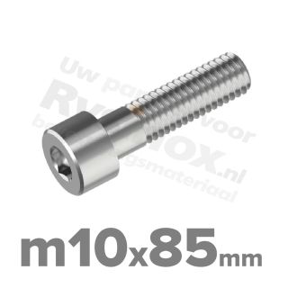Inbusbout M10x85 DIN 912 / ISO 4762 - RVS A2 (Inox)